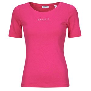 Esprit  TSHIRT SL  Rövid ujjú pólók Rózsaszín