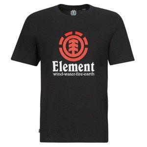 Element  VERTICAL SS  Rövid ujjú pólók Fekete