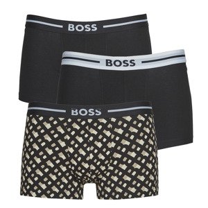 BOSS  Trunk 3P Bold Design  Boxerek Sokszínű