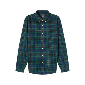 Portuguese Flannel  Orts Shirt - Checks  Hosszú ujjú ingek Zöld