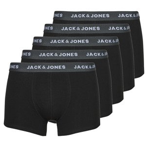 Jack & Jones  JACHUEY TRUNKS 5 PACK  Boxerek Fekete