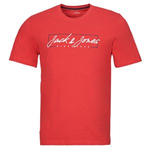 Jack & Jones  JJZURI TEE SS CREW NECK  Rövid ujjú pólók Piros