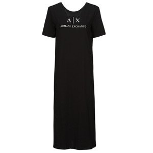 Armani Exchange  3DYAAF  Hosszú ruhák Fekete