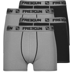 Freegun  BOXERS COTON P2 X4  Boxerek Fekete