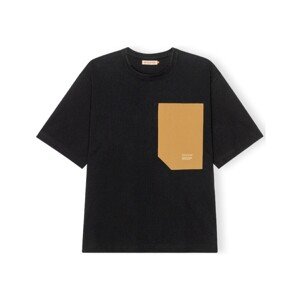 Revolution  T-Shirt Oversize 1361 - Black  Pólók / Galléros Pólók Fekete