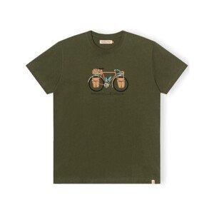Revolution  T-Shirt Regular 1344 PAC - Army  Pólók / Galléros Pólók Zöld