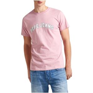 Pepe jeans  -  Rövid ujjú pólók Rózsaszín