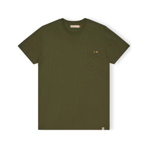 Revolution  T-Shirt Regular 1365 SLE - Army  Pólók / Galléros Pólók Zöld