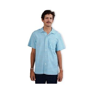 Brava Fabrics  Stripes Shirt - Blue  Hosszú ujjú ingek Fehér
