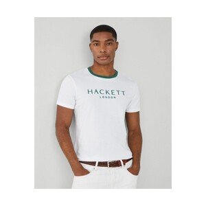 Hackett  HM500797 HERITAGE  Rövid ujjú pólók Fehér