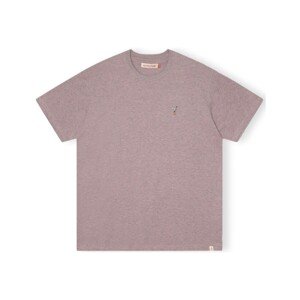 Revolution  T-Shirt Loose 1366 GIR - Purple Melange  Pólók / Galléros Pólók Lila