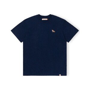 Revolution  T-Shirt Loose 1264 LAZ - Navy  Pólók / Galléros Pólók Kék
