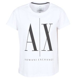 Armani Exchange  8NYTCX-YJG3Z-5102  Rövid ujjú pólók Fehér