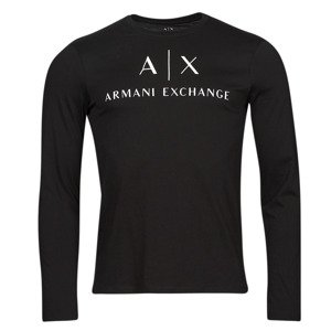 Armani Exchange  8NZTCH  Hosszú ujjú pólók Fekete