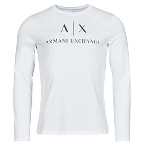 Armani Exchange  8NZTCH  Hosszú ujjú pólók Fehér