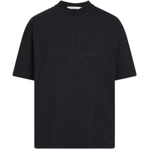 Calvin Klein Jeans  PREMIUM MONOLOGO J30J325210  Hosszú ujjú galléros pólók Fekete