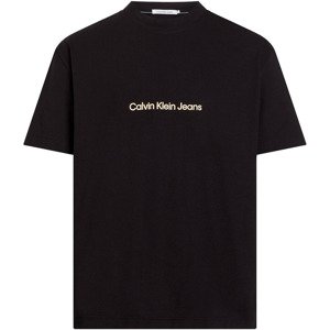Calvin Klein Jeans  SQUARE FREQUENCY J30J325492  Hosszú ujjú galléros pólók Fekete