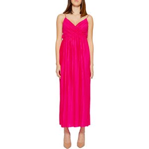 Only  ELEMA S/L MAXI WRAP DRESS LINING JRS 15207351  Hosszú ruhák Rózsaszín