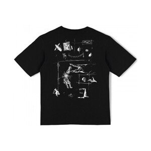 Poetic Collective  Fear sketch t-shirt  Pólók / Galléros Pólók Fekete