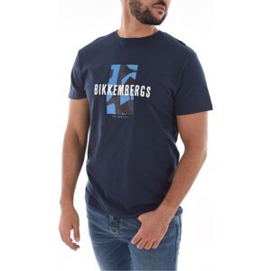 Bikkembergs  BKK3MTS03  Rövid ujjú pólók Kék
